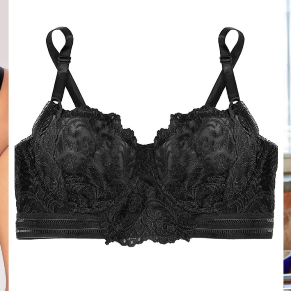 Signature Lace Unlined Underwire Longline Bra 40DD
